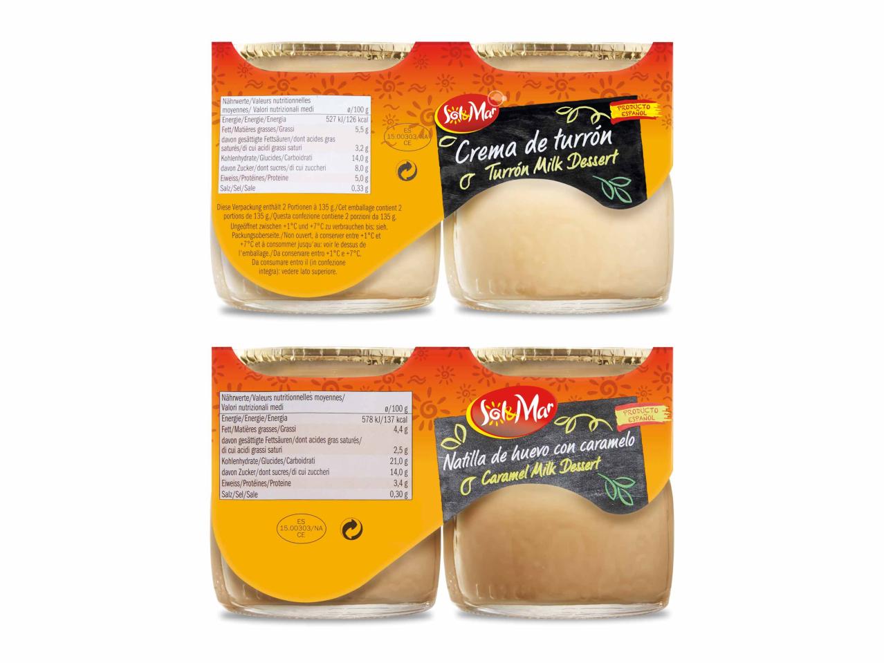 Natilla de huevo