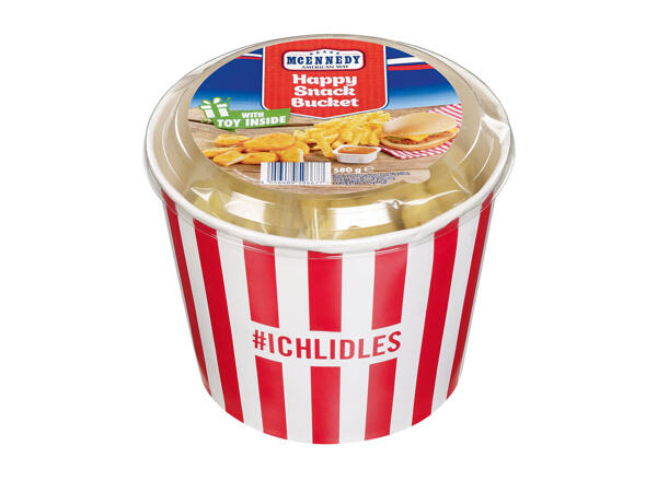 Happy snack bucket