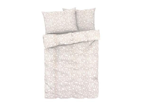 Livarno Home Microfibre Sateen Bedlinen - Double - Beige