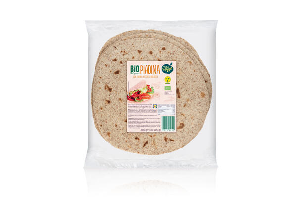 Piadina with Wholemeal Organic Wheat