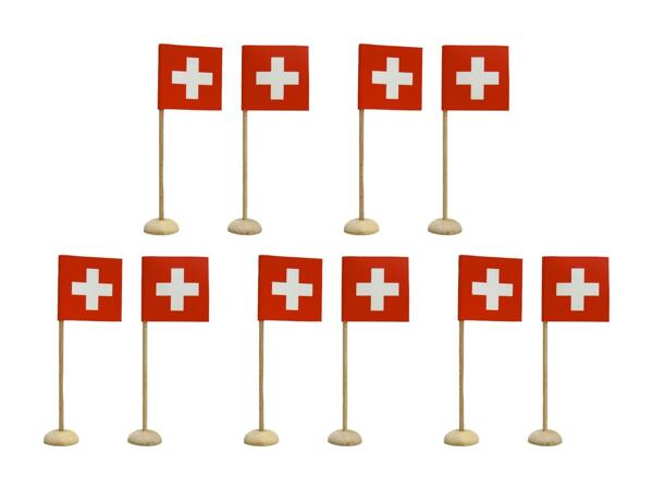 Drapeaux de table, set de 10