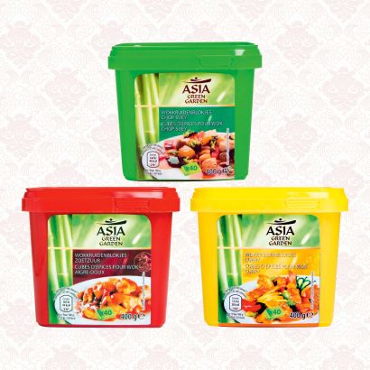 Cubes d'épices pour wok, 40 pcs