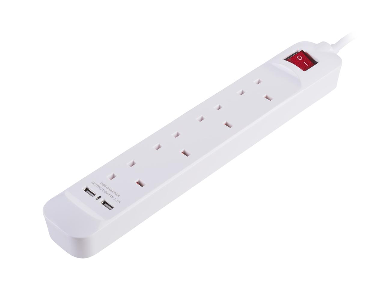 Powerfix Profi Extension Lead with USB Ports1