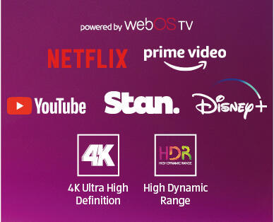 58" 4K Ultra HD Smart TV with WebOS