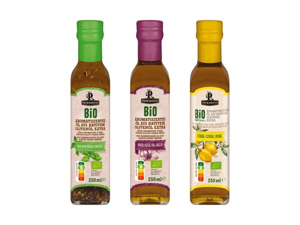 Huile d'olive bio aromatisée