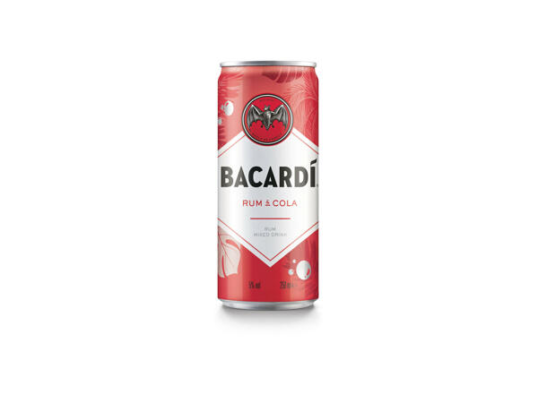 Bacardi Rum Cola ou Eristoff Red Flash*