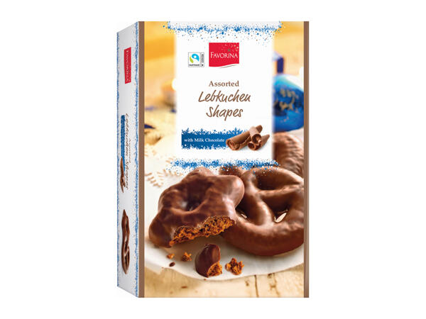 Favorina Lebkuchen Heart & Star Shapes assorted