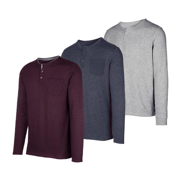STRAIGHT UP Henley shirt