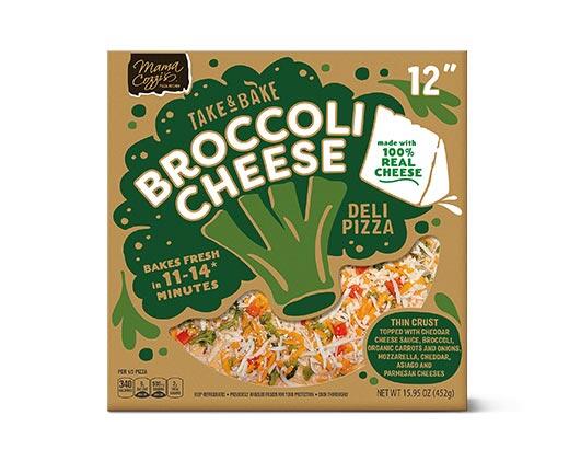 Mama Cozzi's Pizza Kitchen 
 12" Broccoli Cheese Deli Pizza