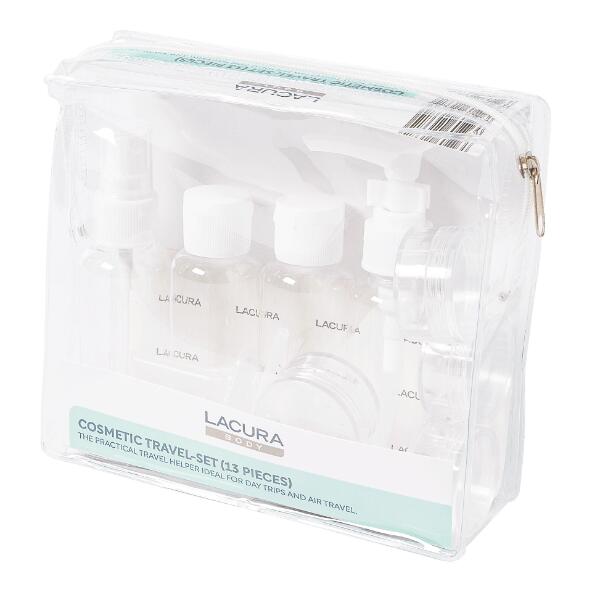 LACURA(R) 				Kosmetik-Reiseset, 13-teilig