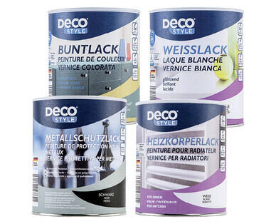 DECO(R) STYLE 
 ASSORTIMENT DE PEINTURE