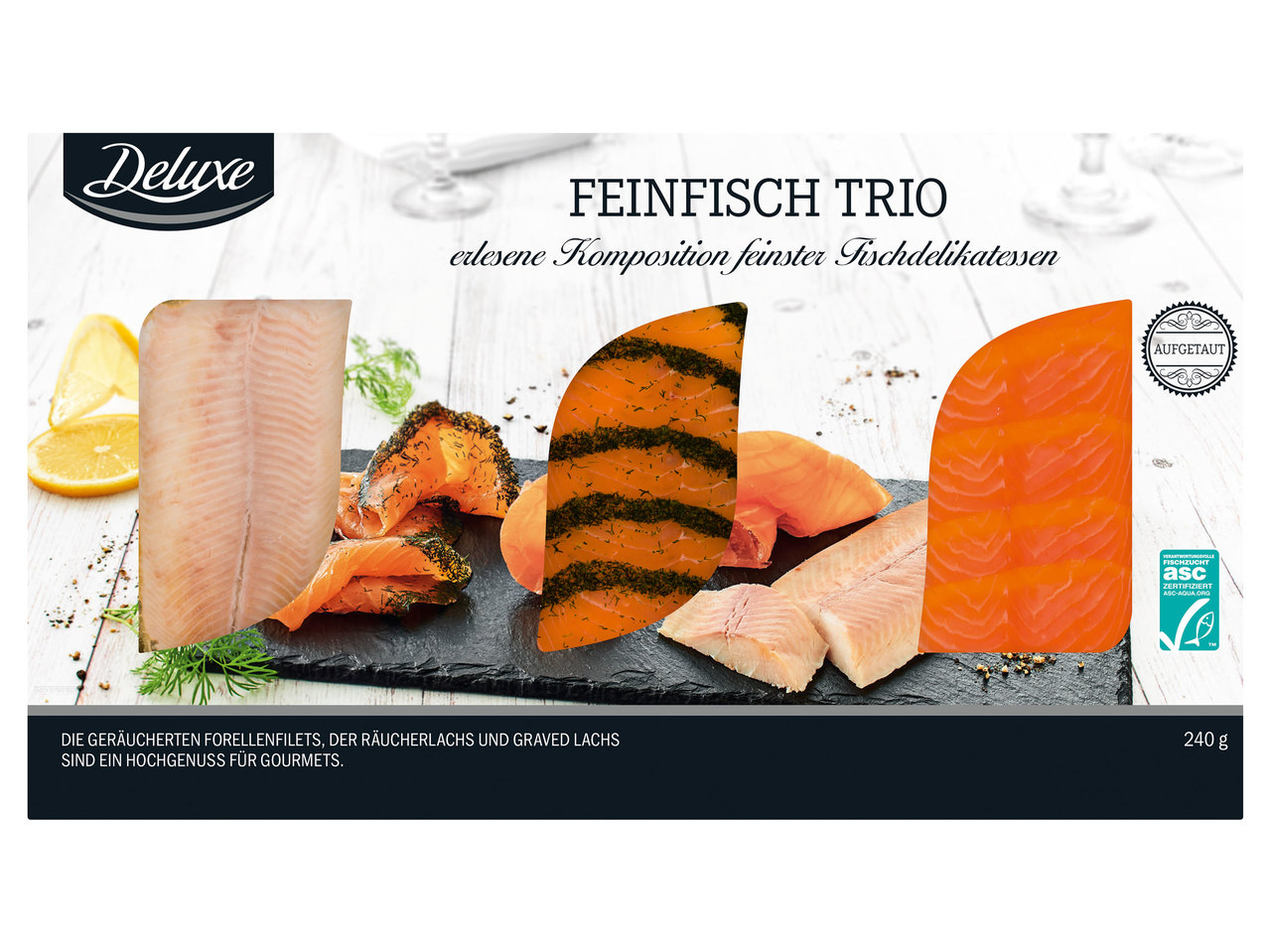 DELUXE ASC Feinfisch Trio