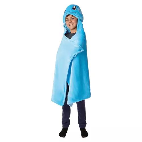 30" x 70" Kid's Wearable Squirtle Hooded Throw