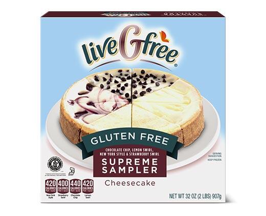 liveGfree 
 Gluten Free Cheesecake Sampler