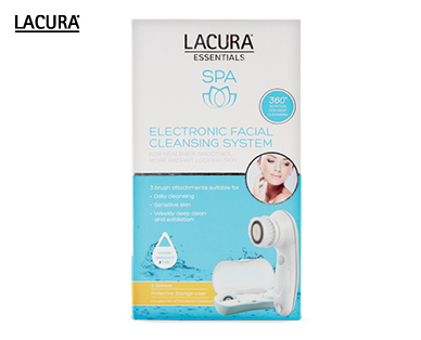 LACURA ESSENTIALS SPA ELECTRONIC FACIAL CLEANSING SYSTEM