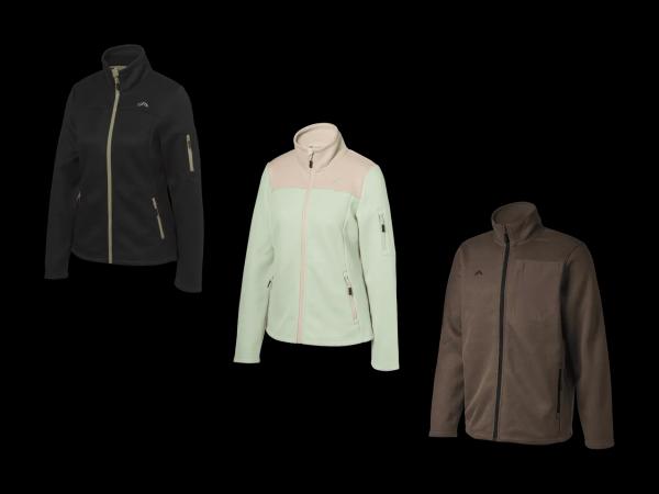 Damen/Herren Strickfleecejacke