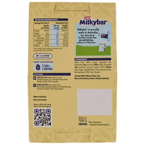 Milkybar Cookie Chunks Loaded Eggs 200g