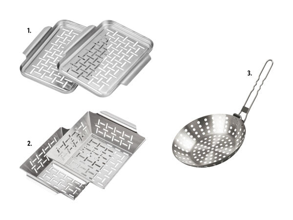 Plats à grillades, lot de 2/poêle grill​​​​​​​