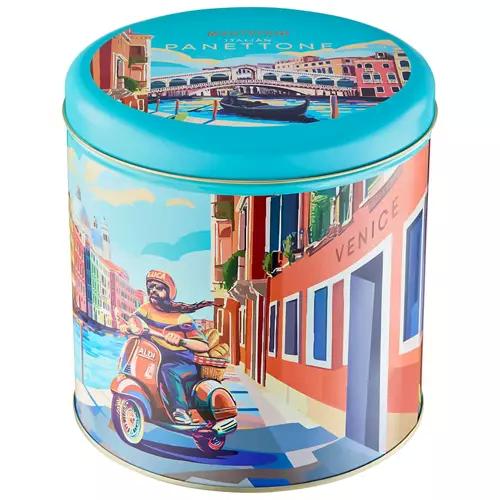 Limited Edition Tin Panettone Assorted Designs 1kg