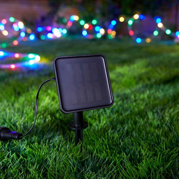 BELAVI(R) Guirlande LED à énergie solaire