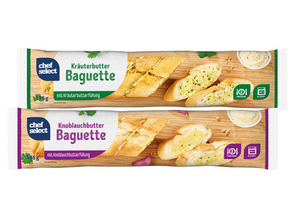 Kräuter-/Knoblauch-Baguette