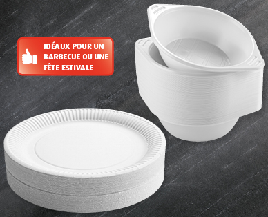Vaisselle jetable BBQ