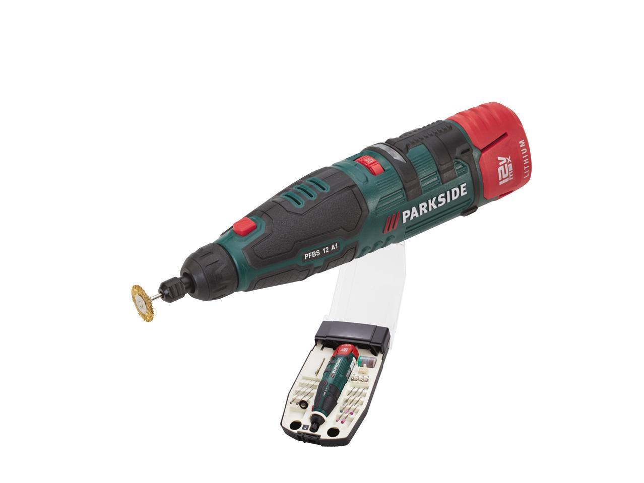 PARKSIDE(R) 12V Li-Ion Cordless Multi-Grinder
