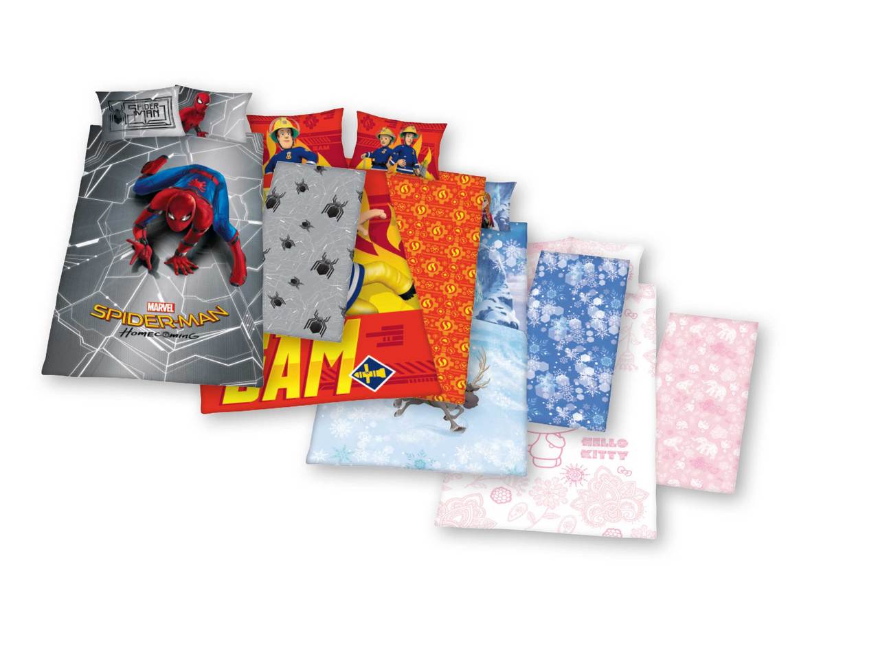 Kids Character Reversible Bedlinen Single Size