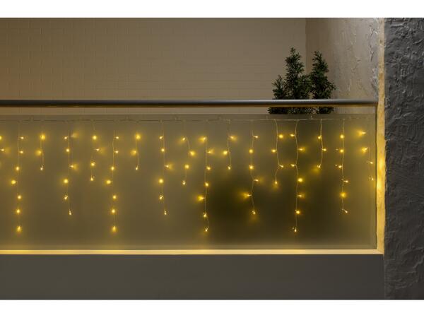 Světelný LED závěs, 200 LED, 6 m