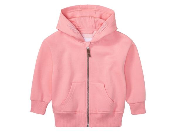 Girls' zip-through hoodie