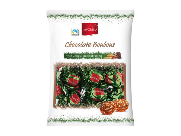 Schokoladenbonbons mit Crisp-Füllung