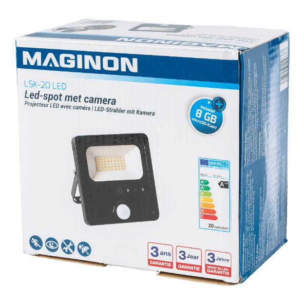 Spot LED avec caméra