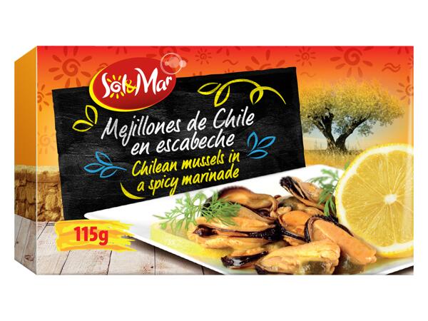 Marinated Mussels with Olive Oil