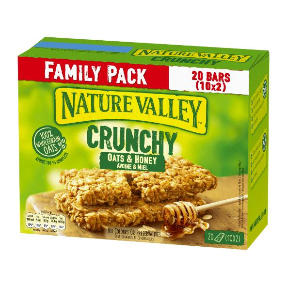 NATURE VALLEY (R) 				Barres de céréales crunchy
