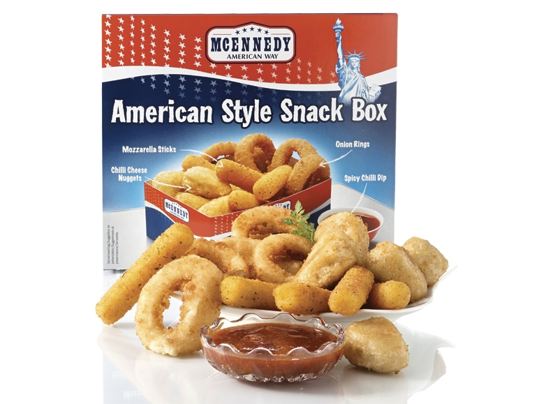 Assortiment de snacks américains1