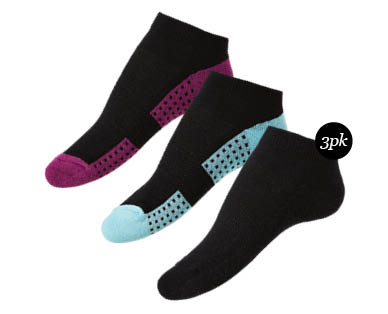 Ladies Fitness Socks 3pk
