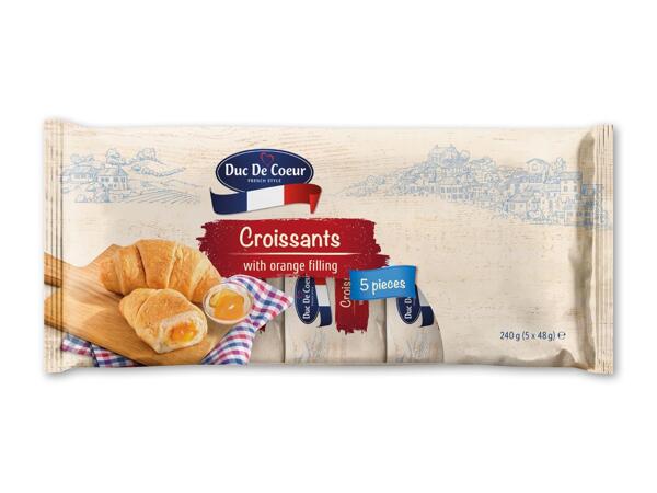 Croissanter med fyld