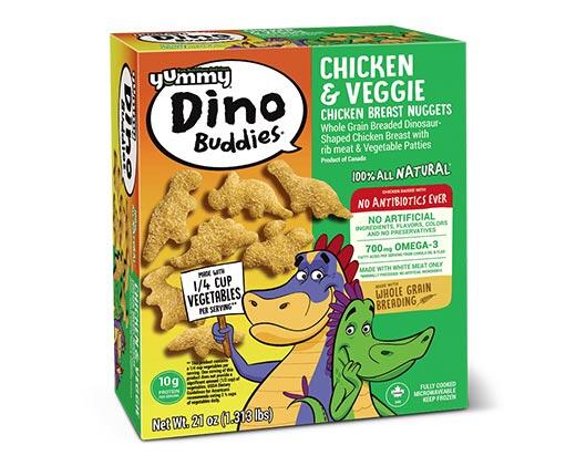 Yummy 
 Whole Grain or Veggie Chicken Dino Buddies