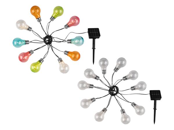LED-ljuskedja med solcell