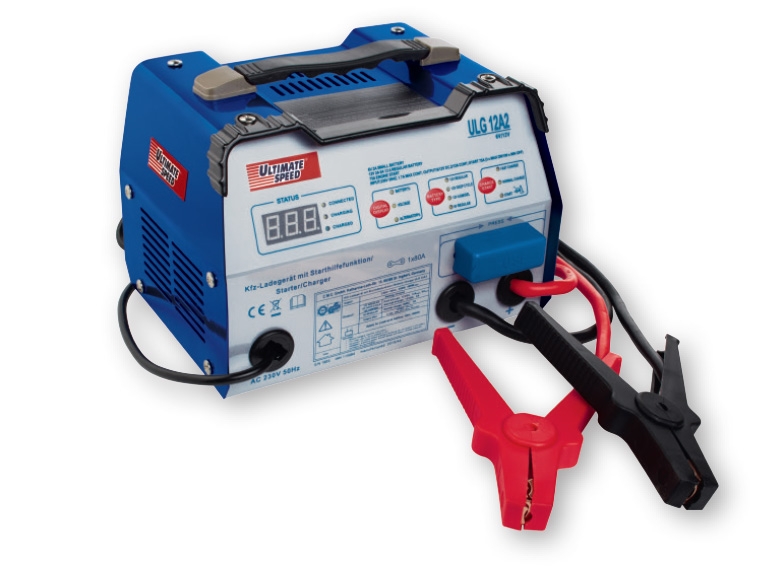ULTIMATE SPEED Car Battery Charger With Jump Start Function ULG 12 A2
