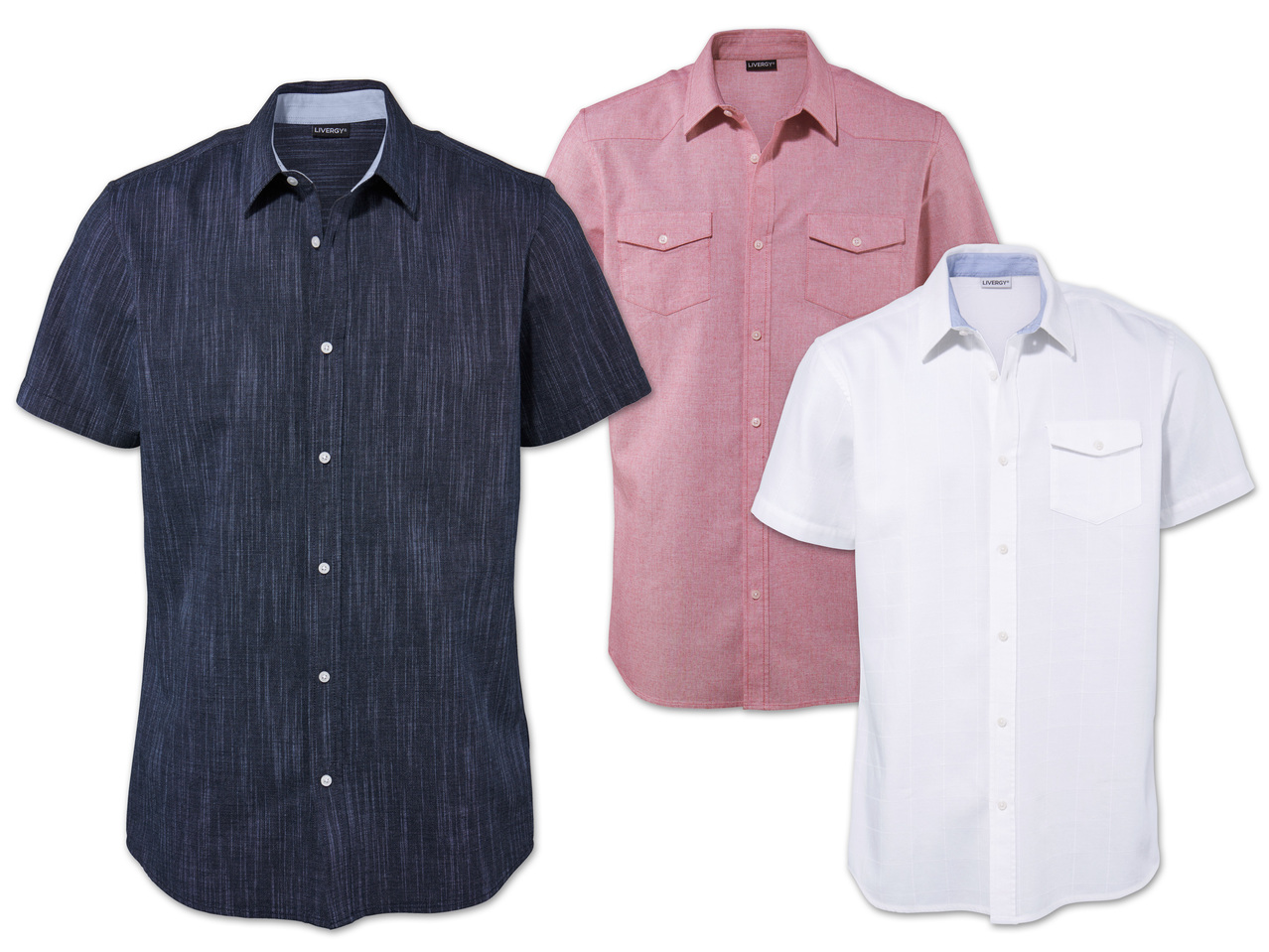 LIVERGY(R) Herren Kurzarmhemd1