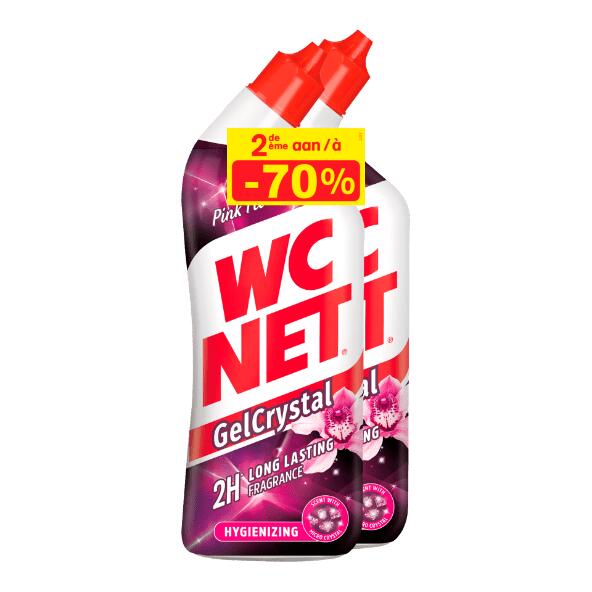 WC NET(R) 				Gel pour W.-C. Pink Flowers, 2 pcs