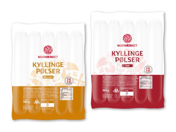 Kyllingepølser