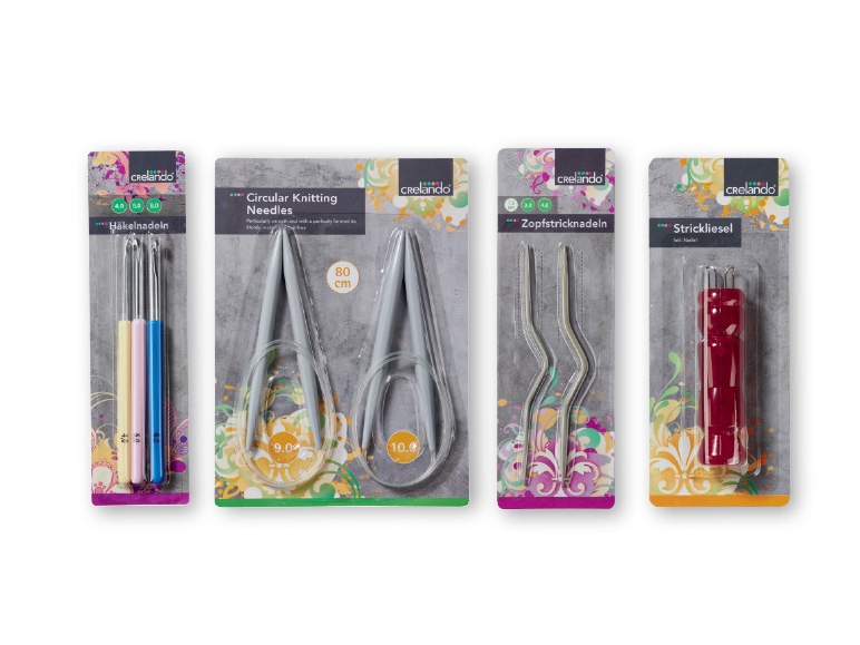 CRELANDO Crochet/Knitting Needle Set