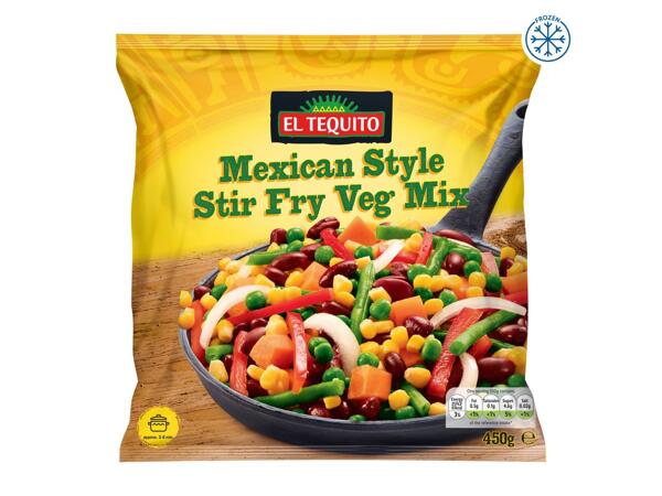 El Tequito Mexican Style Stir Fry Mixed Vegetables