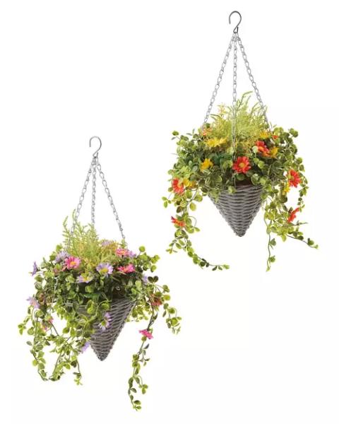 Artificial Flower Basket