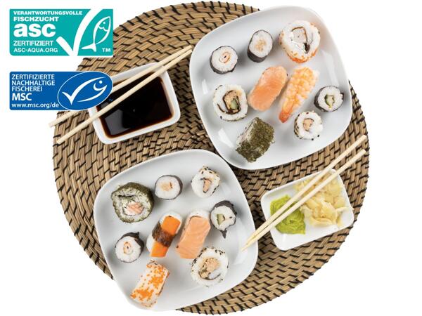 Frisches Sushi Familienpackung