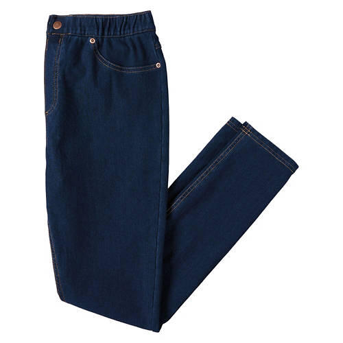 Ladies Lined Jeggings - Blue, S