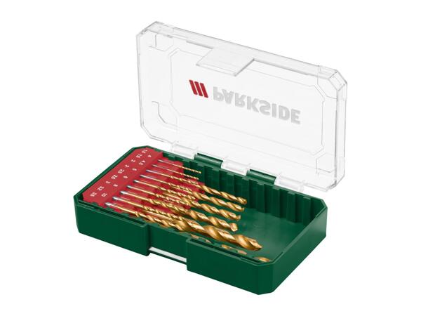 Parkside HSS Twist Drill Bit Set - 15 Piece Set