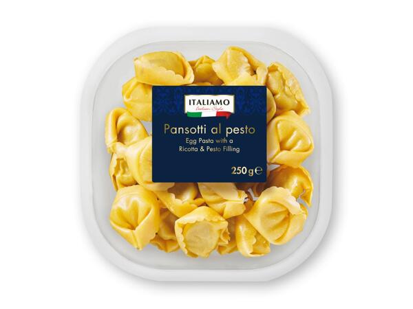 Frisk pasta med fyld